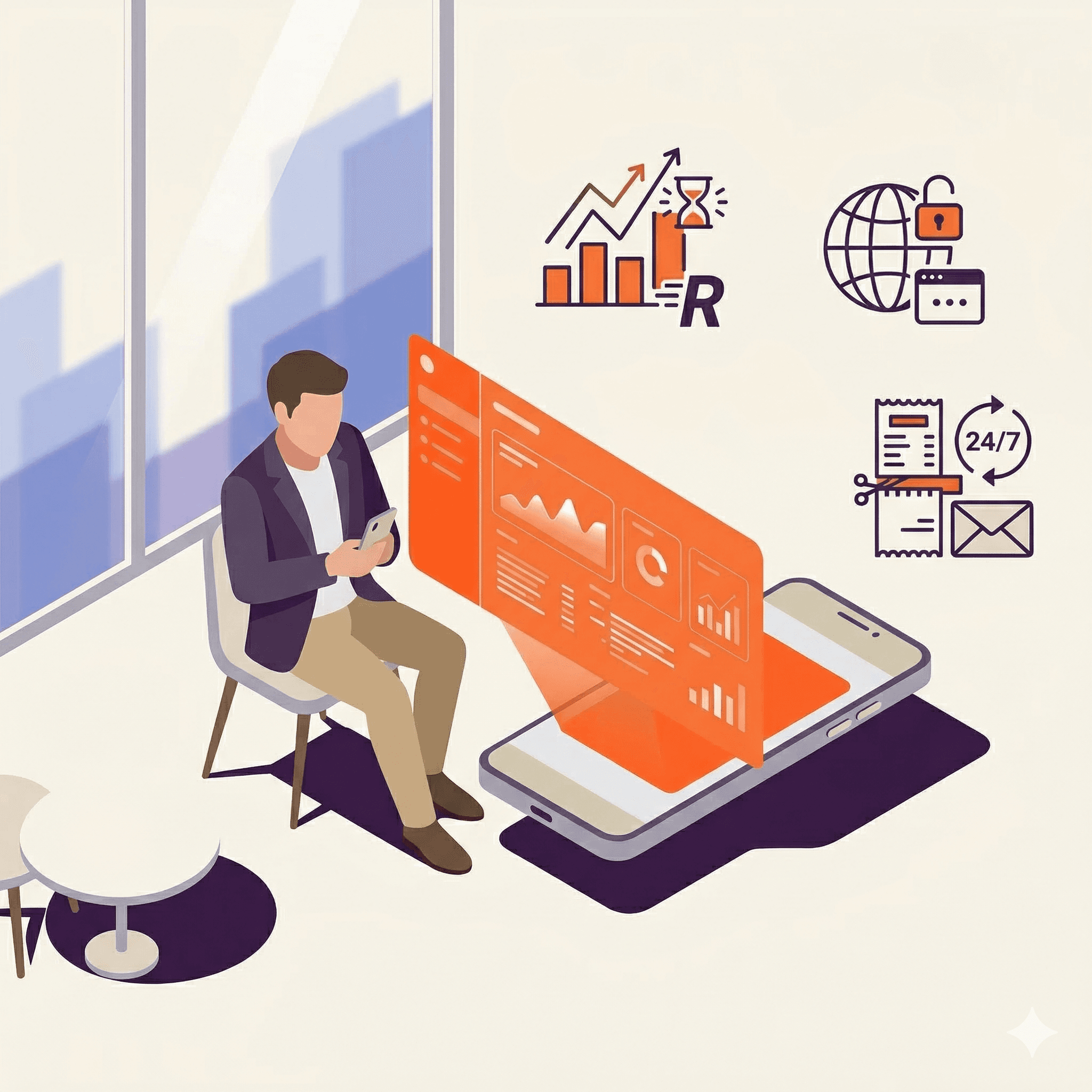 Reportes en la nube y control en tiempo real